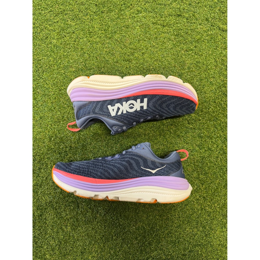 Hoka Gaviota 5 Wide Womens 10D Airy Blue Sunlit High Running Shoes 1134270 ARP - Picture 2 of 6